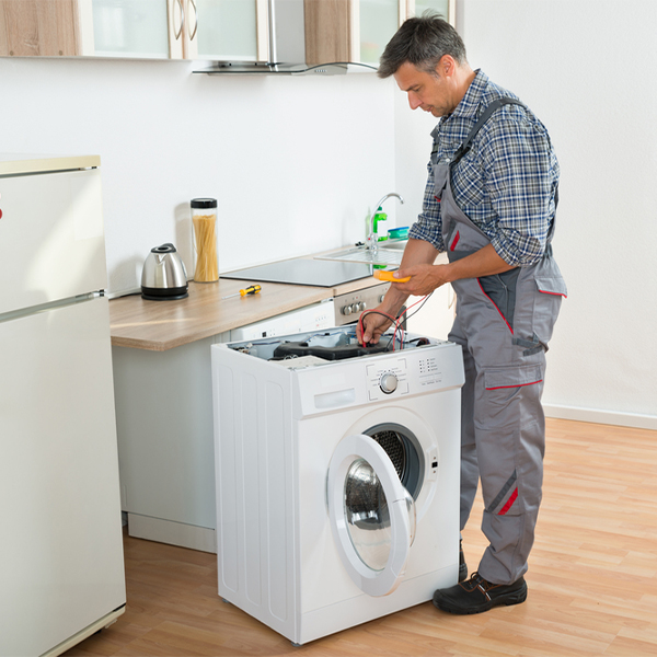 can you walk me through the steps of troubleshooting my washer issue in Winslow PA